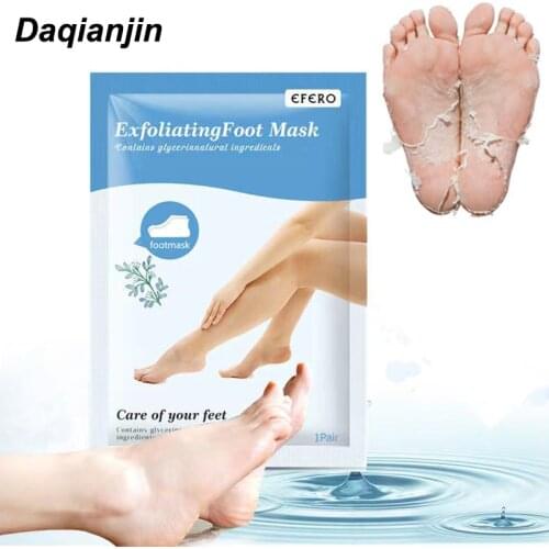 Wormwood Foot Mask Peeling Scrub Exfoliating Remove Dead Skin Calluses Anti Crack Heel Pedicure Socks Feet Care Tool Foot Patch