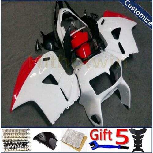 Motorcycle bodywork kit For VFR800 1998 1999 2000 2001 VFR 800 ABS plastic Fairing kit red white