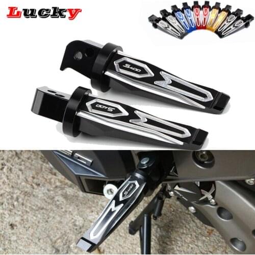 New High Quality Motorcycle CNC Passenger Footrests Rear Foot Pegs For KYMCO XCITING S400 S 400 XCITINGS400 2017 2018 2019 2020
