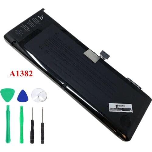 New Laptop Battery for Apple MacBook Pro 15" A1286 2011 2012 Version MC721 MC723 MC847 MD318 MD322 MD103 MD104 A1382 Bateria