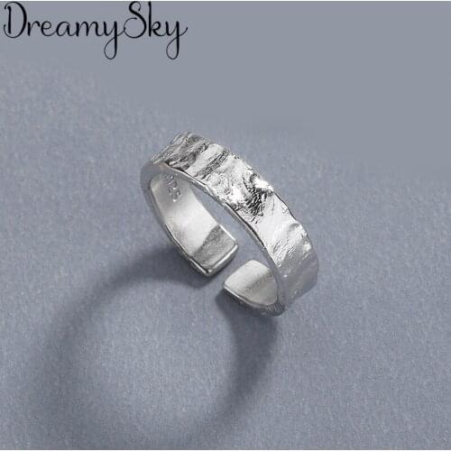 Original Design Bohemian Retro Antique Silver Color Round Ring For Women Fashion Open Finger Rings Female Boho Jewelry
