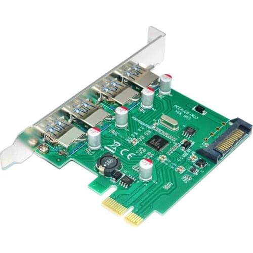 USB3.0 expansion card PCI-e to USB3.0 adapter card 4-port USB3.0 expansion card NEC main control chip
