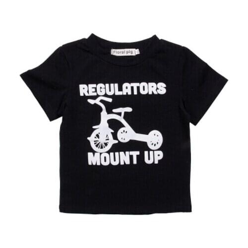 Toddler Kid Baby Boys Girls Casual Short Sleeve T-shirt Tops Blouse Clothes Size 3-6T