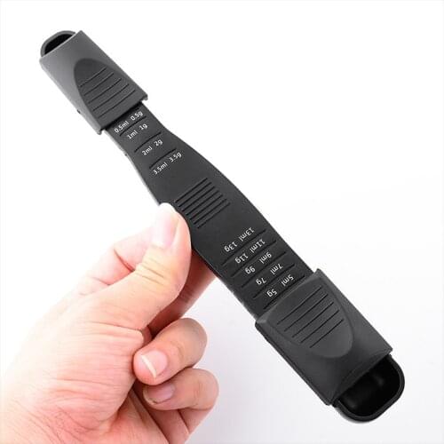 Adjustable Teaspoon Double End Measuring Spoon Kitchen Gadget Kitchen Baking Accessories Scale Plastic Baking Quantitative Spoon