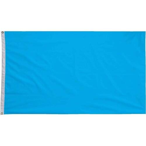 Blue Solid Color Flag 90x150cm Hot Selling Cheap 3x5ft China Factory Made Polyester, Free Shipping