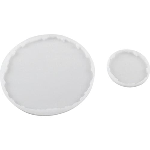 Diy Glue Mold Wood Grain Coaster Silicone Mold Handmade Mirror