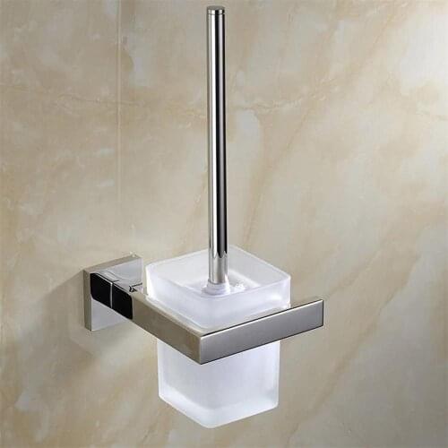 Weare Home SUS304 polished stainless steel wall mounted toilet brush holder