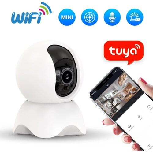 Tuya WiFi Camera PTZ CCTV Video Surveillance Smart Home Security 1080P P2P AI Human Detection Auto Tracking Two Way Audio