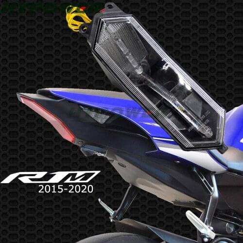 For Yamaha R1 R6 YZF-R6 YZF-R1 2015-2019 Motorcycle Rear Tail Light Brake Signals Integrated LED Taillight
