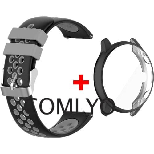 2in1 Full Protector Case Cover For Amazfit GTR 2 GTR2e Watch Frame Shell Bumper For Xiaomi Amazfit GTR2 Strap silicone band