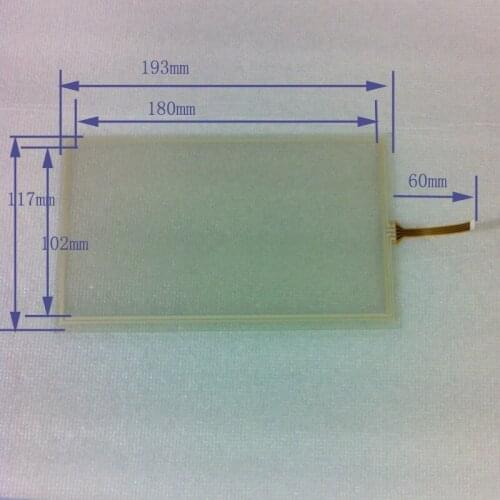 ZhiYuSun 8inch 4 line resistor touch 193mm*117mm car dvd philco touch on AT080TN64