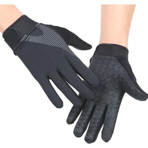 1 Pair Bike Bicycle Gloves Full Finger Touchscreen Men Women MTB Gloves Breathable Summer Mittens