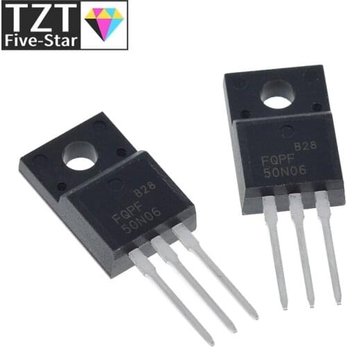 10pcs/lot FQPF50N06 50N06 TO-220F 60V 50A