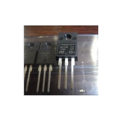100% Original New In stock STP7NK80ZFP P7NK80ZFP MOS 7A/800V TO-220F