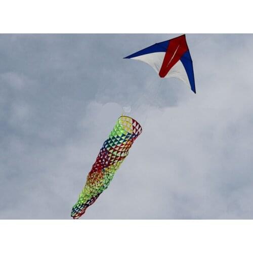 4.8 m Large Fish Basket Windsock Big Wind Tube Kite Outdoor Fun Flying Toy Can Pick Up Kite Tail Kids Toys