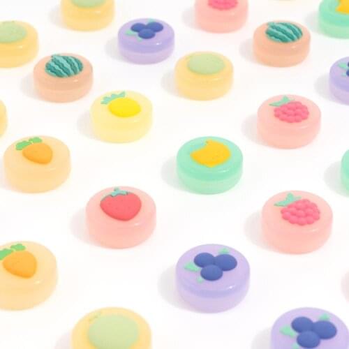 4pcs analogue joystick Fruit grips For Nintend Switch Joy-con controller Silicone Analog Caps Game Thumb grips for Switch Lite