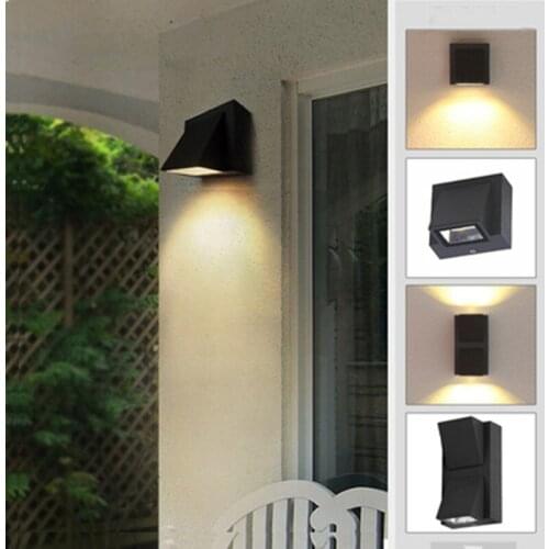 5W 14W Modern simple creative outdoor waterproof wall lamp LED courtyard lamps gate lamp terrace balcony garden wall light