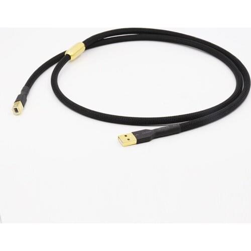 5N OCC pure copper DAC USB 2.0 cable Sound decoders Data wire With Gold plated USB plug