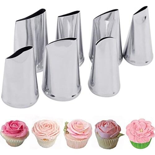 7/3Pcs/Set Baking Cake Decorating Nozzle DIY Decorating Mouth Tool Baking Utensil Cream Nozzle Baking Tools for Cupcakes Cookies