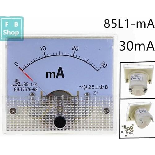 AC Analog Meter Panel 30MA Volt meter Ammeters 85L1 30MA Gauge