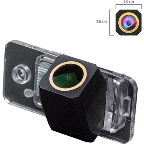 Misayaee Golden HD Car Rear View Reverse Camera Plate Light for Audi A1 A3 8P A4 A5 S4 RS4 A6 C6 S6 RS6 A8 S8 Q7 Q5 Night Vision