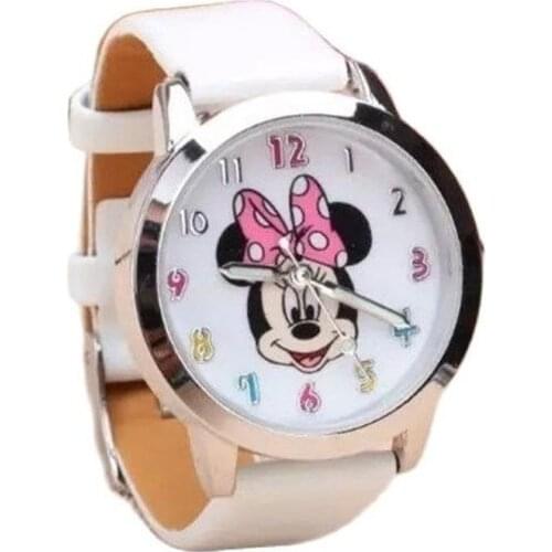 8 Candy Colors Fashion Colorful Watch Girls Children Cartoon Clock Mickey Cute Watches Lovely Relogio Kids Watches Reloj Infanti