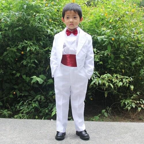 Boys suits for weddings Kids Prom Suits White Wedding Suits for Boys Tuxedo Children Clothing Set Boy Formal Boys Blazers