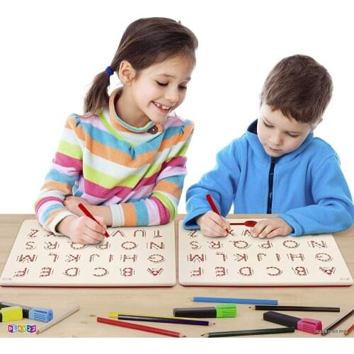 Magnetic Alphabet Drawing Board Toy Drawing With Magnet Pen Educattional Toys For Children 26 Letters Paintting Board Play Game