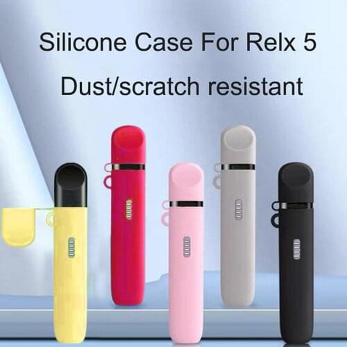 For Relx Infinity 5 E-cigarette Soft Silicone Protective Shell Skin Generation Non-slip/Dust-proof Replacement Case
