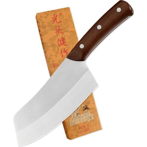 Kitchen Knife Cleaver Stainless Steel Cutlery Knife Full Tang Chopper Butcher Meat Vegetable Cutting Slicing Knife Gift Box Tool
