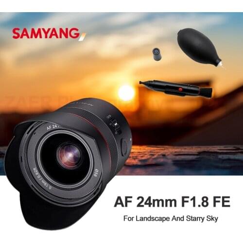 Samyang AF 24mm F1.8 FE Full Frame Lens Auto Focus Camera Lens For Sony FE Camera For Scenery Starry Sky Night View