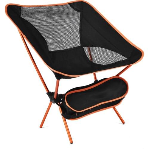 Outdoor Portable Camping Chair Folding Lengthen Camping Seat For Fishing BBQ Festival Picnic Beach Ultralight Chair -40