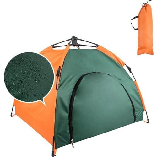 Portable Folding Sunshade Coating Polyester Tent Playpen Cage Waterproof Large Space Exercise Play Indoor Outdoor Dog Cat Kennel