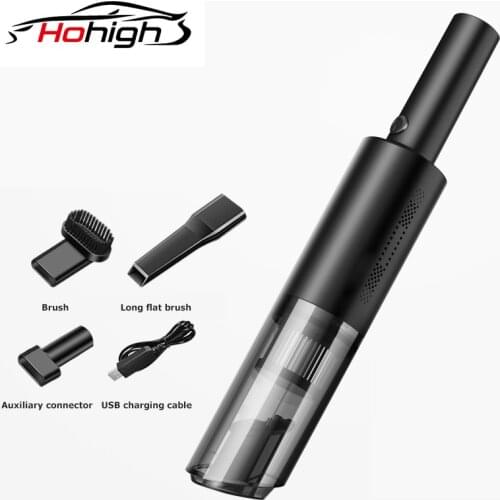 Portable Car Vacuum Cleaner Car Home Dual-use Handheld Rechargeable Vacuum Cleaner 120W High-power Auto Interior Vacuum Cleaner
