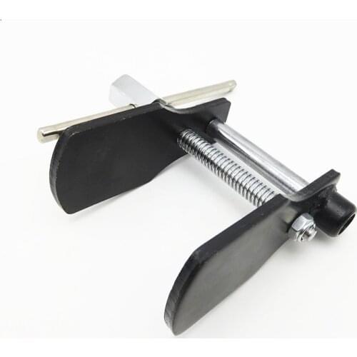 0-75mm Car Caliper Piston Compressor Installation Adjustable Blackened Steel Spreader Plates T-bar Disc Brake Pad Spreader Tool