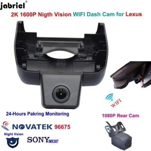 2K Hidden Wifi Dashcam Night Vision 24H Car DVR Cameras for Lexus rx350 rx300 rx330 rx450h Lexus rx400h 2010 2015 2016 2017 2020