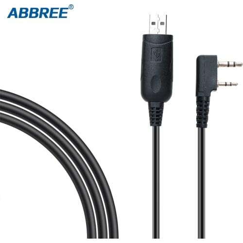 ABBREE USB Programming Cable for Chirp Win 7/Win 10 with CD-ROM Driver for Baofeng UV-5R UV-82 BF-888S Retevis RT-29 Walkie Talk