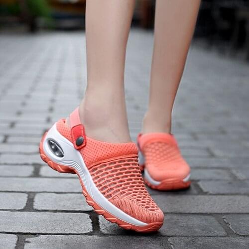 Beach Shoes Summer Hollow Out Breathable Beach Slippers Flip Flops EVA Massage Slippers Sandals