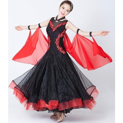 Big Wing Ballroom Dance Competition Dresses for Women Jazz/tango/waltz Dance Dress for Performance Skating Dress Competition 89