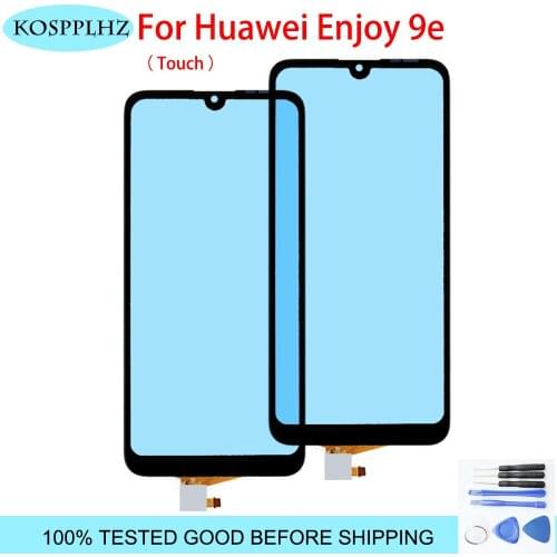 6.09 inch For Huawei Enjoy 9e LCD Front Touch Screen Digitizer Outer Glass Lens For Huawei Enjoy9e Touch Panel without LCD