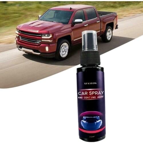 100ml Car Nano Coating Spray Tire-wheel Scratch Repair Remover Nano Hydrophobic Polish Paint Wax Strong Spray Car Cleaning Tool