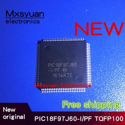 5pcs~50pcs PIC18F97J60-I/PF PIC18F97J60 TQFP100 A new 1mbit flash microcontroller chip with Ethernet