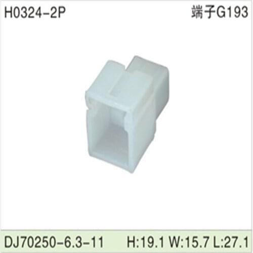 500pcs 2Pin 6.3mm male Auto Motorcycle Electronic Wiring Connector for AUdi,VW,BMW, Honda,Toyota,Ford DJ70250-6.3-11