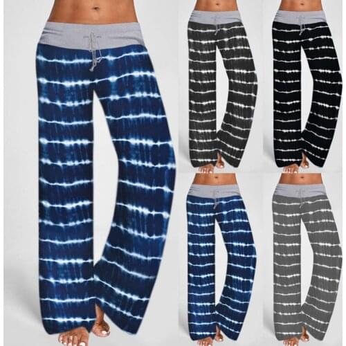 Casual Striped Pants Women Chic Loose Wide Leg Trousers Retro Teens Harajuku Hip-hop Unisex Streetwear Pants