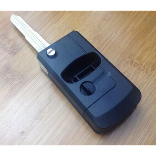 Keyless Entry Modified Flip Remote Key Shell Case For Mitsubishi Outlander Grandis ASX Lancer EX 3 Buttons Fob Key Cover
