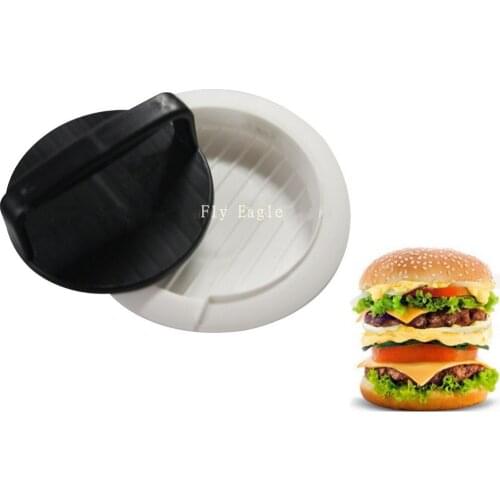 [ Fly Eagle ] HAMBURGER PATTY MAKER BURGER PRESS GROUND BEEF PRESSES BLACK NEW