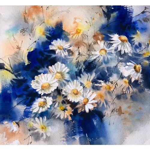 JMINE Div 5D daisy flower Full Diamond Painting cross stitch kits art High Quality Floral 3D paint by diamonds