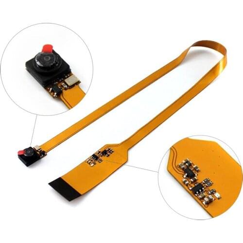 RPi FPC Camera, Mini Size,supports Raspberry Pi A+/B+/2B/3B/3B+/4B,with Long FPC