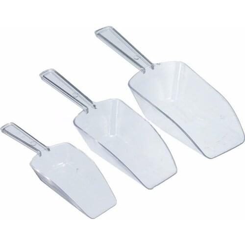 VOGVIGO 3pcs/set Plastic Ice Shovel Kitchen Flour Food Candy Ice Cream Scoop Pelles Bonbons Beans Scoops Party Buffet Tools