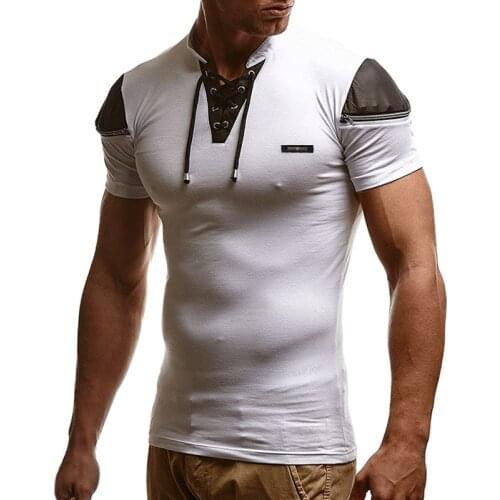 Mens t-shirts Summer New Solid Short Sleeve tshirts men Casual Slim Oversized t-shirt men O-neck Thin Streetwear t shirt Homme